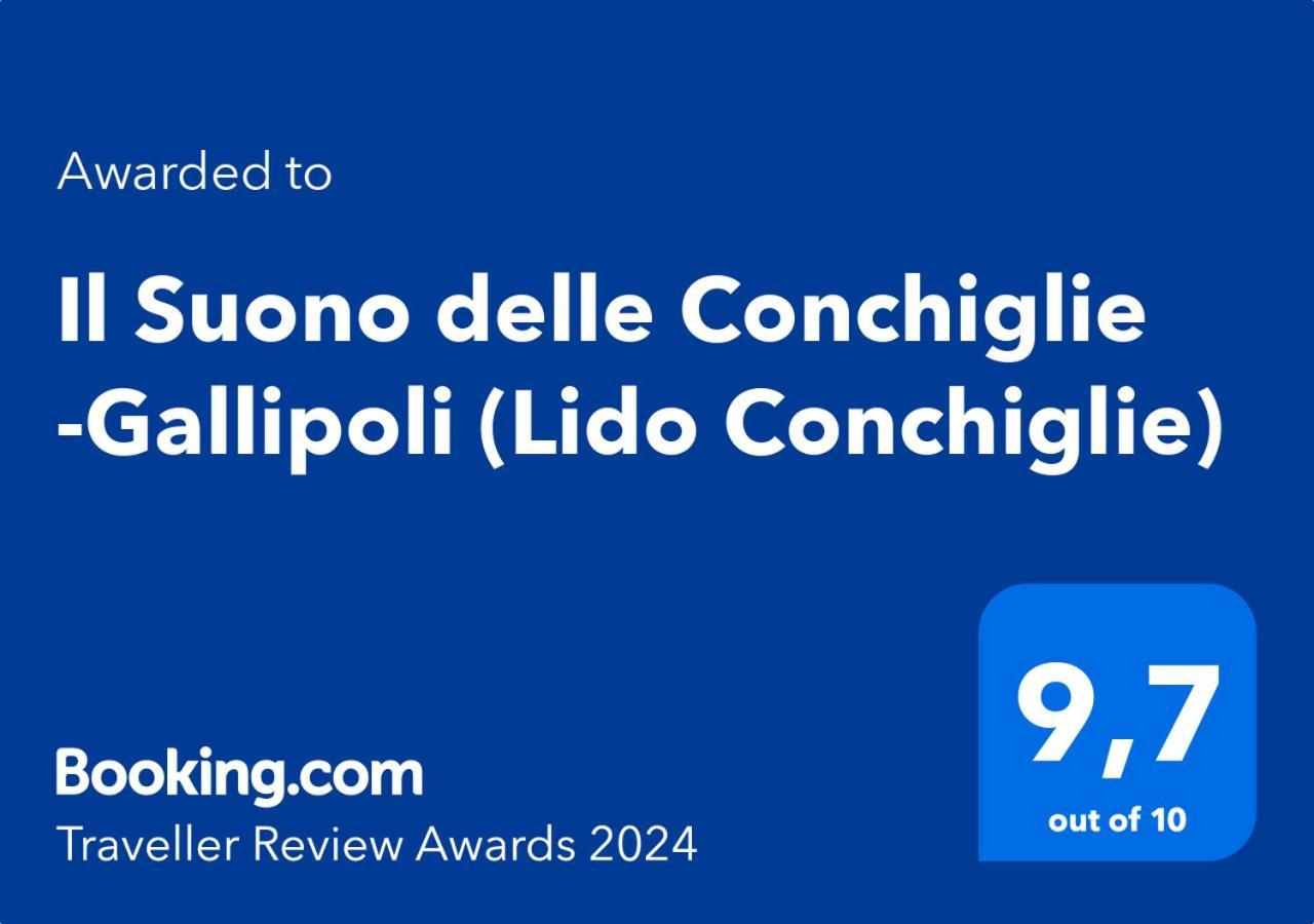 Il Suono Delle Conchiglie - Lido Conchiglie Gallipolli Exteriör bild
